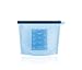 Reusable Silicone Food Storage Bag – Wumal W12 1-Liter Airtight Fresh Bag, Heavy Duty Seal Food Saver, Washable Versatile Cooking Bag for Fruits Vegetables Meat Preservation, No-BPA (Blue)
