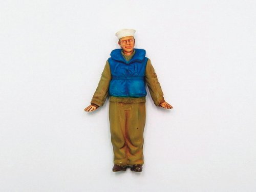 Trumpeter WWII US Navy LCM Crew Figure Set, Scale 1/35, 3-Pack