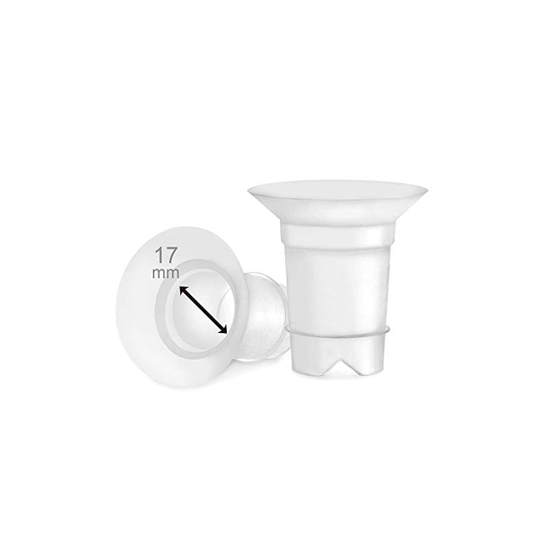Maymom Flange Inserts 17 mm for Medela, Spectra 24 mm Shields/Flanges, Momcozy/Willow Wearable Cup. Compatible with…