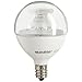 Sunlite G16.5/5W/E12/CL/DIM/ES/27K/CD LED 40W Equivalent G16.5 Globe 5W 120V Candelabra E12 Base Clear Dimmable Light Bulb, Warm White