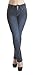 FCH138BT – Colombian Design, Butt Lift, Levanta Cola, High Waist, Boot Leg Jeans in Navy Size 7