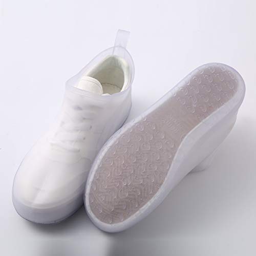image for SaphiRose Waterproof Rain Shoe Covers Reusable Slip-Resistant Rain Boo