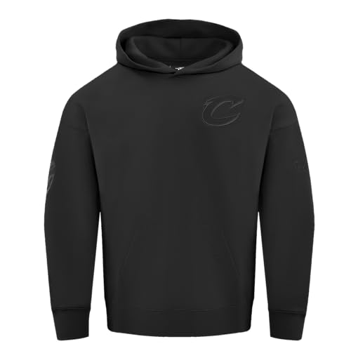 Pro Standard Mens NBA Cleveland Cavaliers Neutral Pull Over Hoodie Black