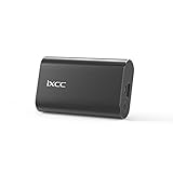 5200mAh Portable Charger, iXCC Power Bank External Battery with Aluminum Shell for iPhone, iPad, Samsung Galaxy and Other Smart Devices - Black