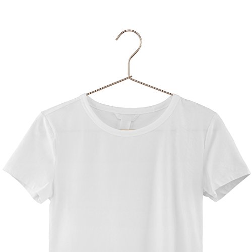 image for HOUSE DAY Metal Hangers 12 Pack Aluminum Alloy Clothes Hanger 16.2 Inc