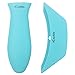Crucible Cookware Silicone Hot Handle Holder (2-Pack Mix Turquoise)