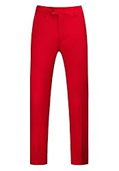 MOGU Mens 2 Piece Suit Slim Fit Double Breasted