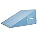 DMI Bed Wedge Pillow and Triangle Wedge with Elevated Incline for Neck Pain, Headaches, Reflux, Shoulders, Back Pain, Foot Support, Knee Pain or Restless Leg Syndrome, 24x24x12 inches, Blue
