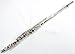 SOLID SILVER HEAD JOINT 16 KEYS CLOSED HOLE FLUTE WITH ITALIAN PADS & WOOD CASE
