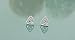 Sterling Silver Triangle Celtic Knot Post Stud Earrings Women Men Jewelry