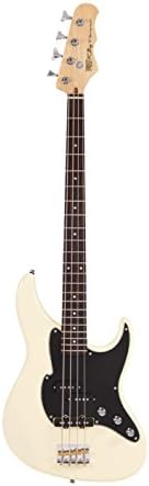 FRET KING BASS- PERCEPTION 4 ST VINTAGE WHITE