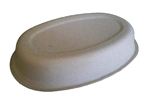 32oz Burrito Bowls, Biodegradable Bagasse 75 pack. Eco Friendly Disposable Compostable - Microwaveable