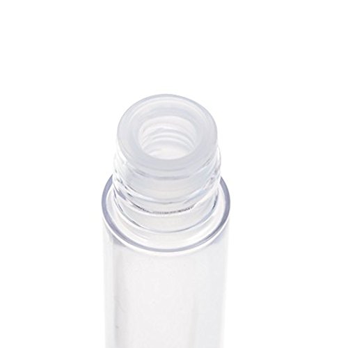 KLOUD City 5 pcs Reusable Empty Bottle Tube Container for Eyelash Growth Oil/Mascara with Brush for Home and Travel - Thumbnail 4