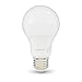 Amazon Basics A19 LED Light Bulbs, 60 Watt Equivalent, Energy Efficient 9W, E26 Standard Base, Daylight White 5000K, Dimmable, 10,000 Hour Lifetime , 6-Pack