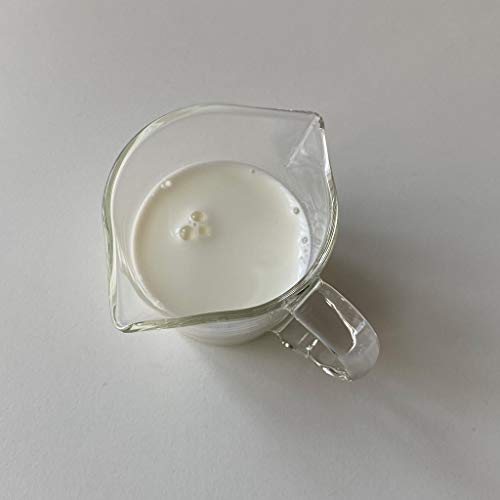 ZYLBDNB Zuckerdose milchkännchen Set Glas-Konzentrat Kaffeetasse mit Skala, Kreativer Kaffee-Milch-Creamer Krug mit… – Bild 7