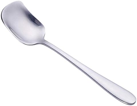 Yeefant Colorful Spoon Handle Spoons Flatware Ice Cream Drinking Kitchen Gadget Spoons Flatware Coffee Drinking Tools Kitchen Gadget Coffee Drinking Tools Kitchen,Silver