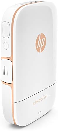 HP Sprocket 2-in-1 Portable Photo Printer & Instant Camera Bundle with 8GB MicroSD Card and ZINK Photo Paper – White (5MS95A) 17 31Juee8zZpL. AC