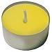 Waxations Citronella Summer Yellow 50 Pack Indoor/Outdoor Tealight Candles USA MADE