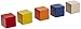 Edx Education Wooden Color Cubes, 1 Inch, Set of 102