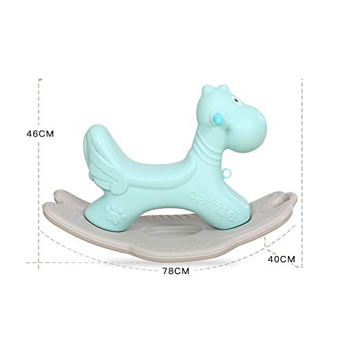 Kinder Rocking Horse Schaukelpferd Schaukelpferd-Baby-Holz-Fahrt auf Spielzeug for 1-5 Jahre alter Rocker-Spielzeug for… – Bild 4