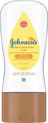 Johnson's Baby Oil Gel 6.5 Ounce with Cocoa Butter Shea Moisturizing view 2