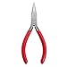 Whizzotech Long Nose Pliers Needle Nose Plier with Mini Wire Cutting Tool 4-1/2 Inch