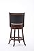 Boraam Augusta Counter Height Swivel Stool, 24-Inch, 1-Pack, Cherry