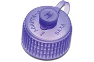 Baxa - Baxa Adapta-Cap, Size M, 24 Mm, Blue, Medium
