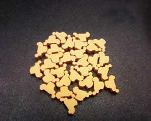 Orange Car Automobile Token Set