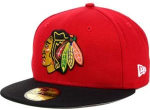 blackhawks fitted hat new era