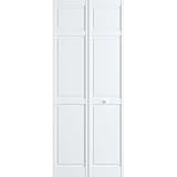 Six Panel Bifold, White, 36" x 80" x