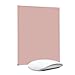 Qcute Mouse Pad, Gaming Aluminum Mouse Pad 9.45 X 7.87 Inch W Non-Slip Rubber Base & Micro Sand Blasting Aluminum Surface for Fast and Accurate Control (Large, Rose Gold)