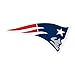 Happy Feet Mens y Womens NFL Sneaker, LG - W 8-10, M 7-9, New England Patriots Slippers