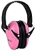 Boomstick Gun Accessories Low Profile Noise Cancelling Over The Head Folding Earmuff Noise Safety Hearing Protection Pink