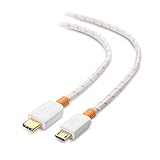 Cable Matters USB C to Micro USB Cable (Micro USB to USB-C Cable) with Braided Jacket 6.6 Feet in White