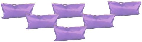 Lot of 6 Purple Travel Pouch All Purpose School Supplies Travel Cosmetic Bag