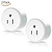 Anbes Wi-Fi Smart Plug Mini Outlet, Alexa Plug Smart Socket Compatible with Alexa Echo, Google Home and IFTTT, ETL and FCC listed, No Hub Required (2 Pack)