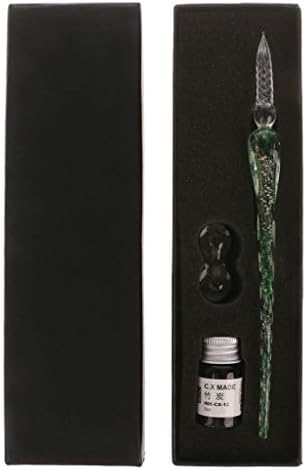 Luminous Glass Dip Fountain Pen Signature Ink Business Gift Office Supplies Calligraphy