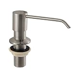 Woooow x199 Stainless Steel Kitchen Sink Soap Dispenser, Brushed Nickel