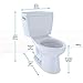 TOTO CST744E#01 Eco Drake Two-Piece Elongated 1.28 GPF Toilet, Cotton White