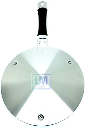 Induction Embossed 9.5" Cooktop Converter Disk Stainless Steel Plate Cookware