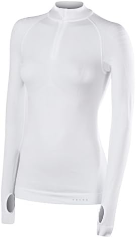 Women's Warm Tight Fit Zip W L/S Sh Base Layer Top