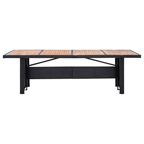 vidaXL Akazienholz Gartenmöbel 9-TLG. Gartengarnitur Sitzgruppe Gartenset Sitzgarnitur Gartentisch Tisch Stühle Poly… – Bild 6