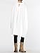Mordenmiss Women's Doll Collar Casual Sleeveless Top With Big Pockets L Style 1-White