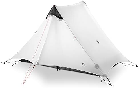 3F UL GEAR 2018 Lancer 2 2 Person Oudoor Ultralight Camping Tent 4 Season Professional 15D Silnylon Rodless Tent White