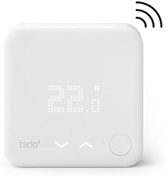 Tado Funk Temperatursensor Zusatzprodukt Fur Smarte Heizkorper Thermostate Einfach Selbst Zu Installieren Amazon De Baumarkt