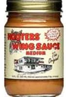 The Original Hooters Medium Wing Sauce - Versatile, Restaurant-Quality Flavor - Ideal for Chicken Wings, Ribs, and Seafood, Nutritionally Balanced, Convenient - 12 oz