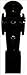 Tornado 4 Black Foosball Men Counter Balanced Pin