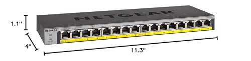 NETGEAR 16-Port Gigabit Ethernet Unmanaged PoE