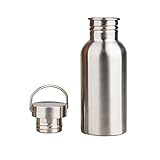 L-Anan 304 Stainless Steel Water Bottle for Cyclists, Runners, Hikers, Beach Goers, Picnics, Camping 500ML/750ML/1L